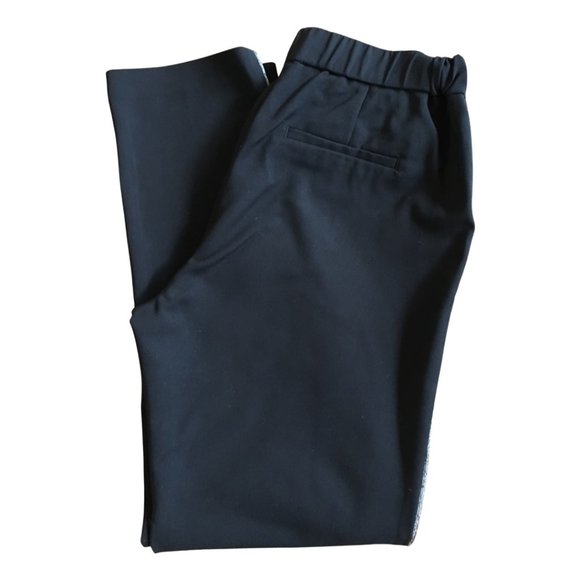 🌸4/$20 Black Tuxedo Pant with contrasting silver piping - Picture 4 of 6